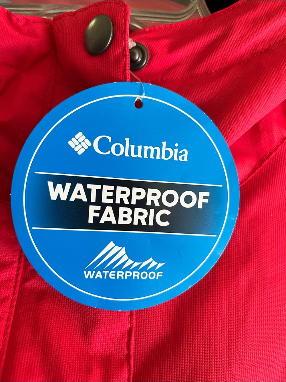 Columbia Women’s Red Waterproof Hooded Jacket Medium - Picture 8 of 11